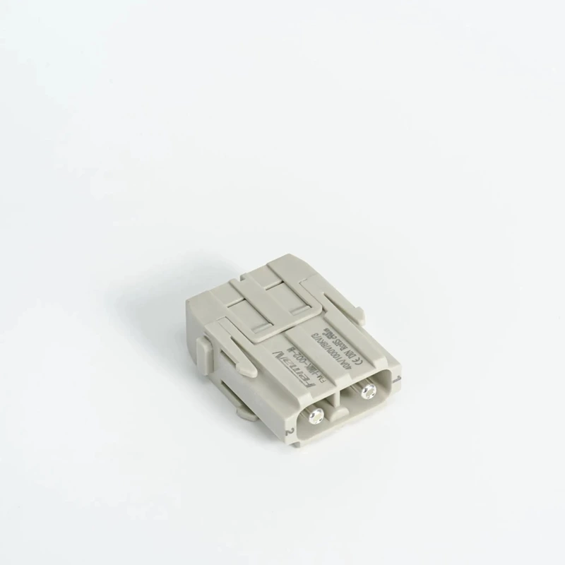 Heavy-duty Connector Module Current 2-core 40a Axial Bolt Type Hm Series Hmk-002-m/f
