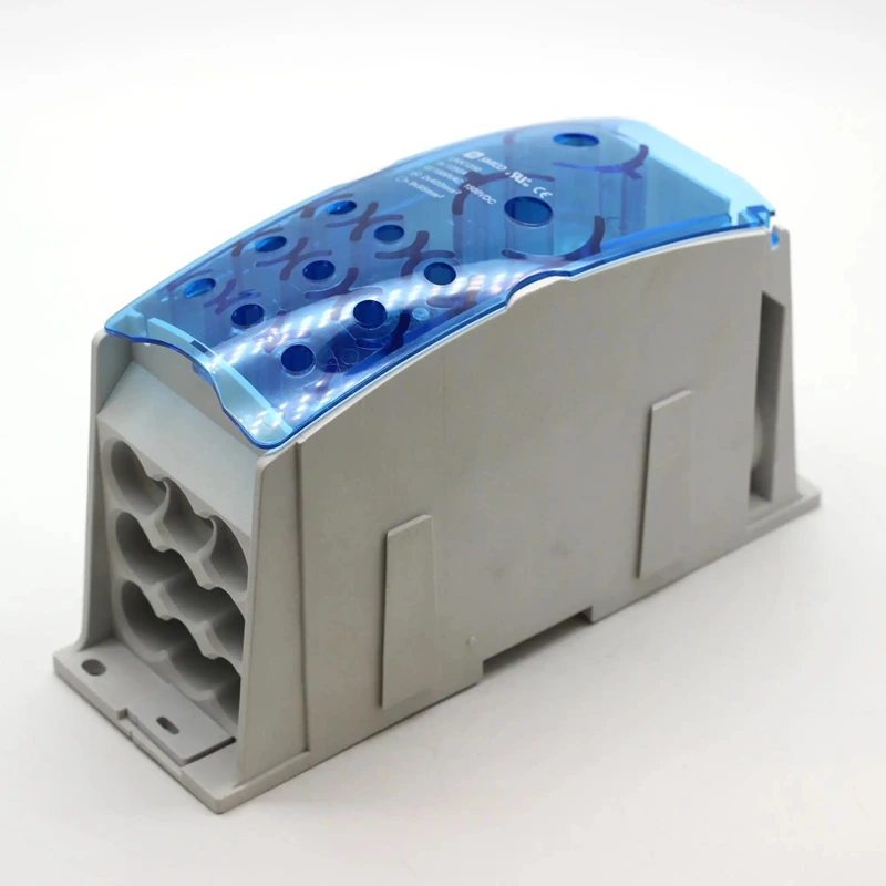 High Quality 1000v 1250a Tin-coated Aluminum Transparent Cover Terminal Block