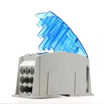 High Quality 1000v 1250a Tin-coated Aluminum Transparent Cover Terminal Block