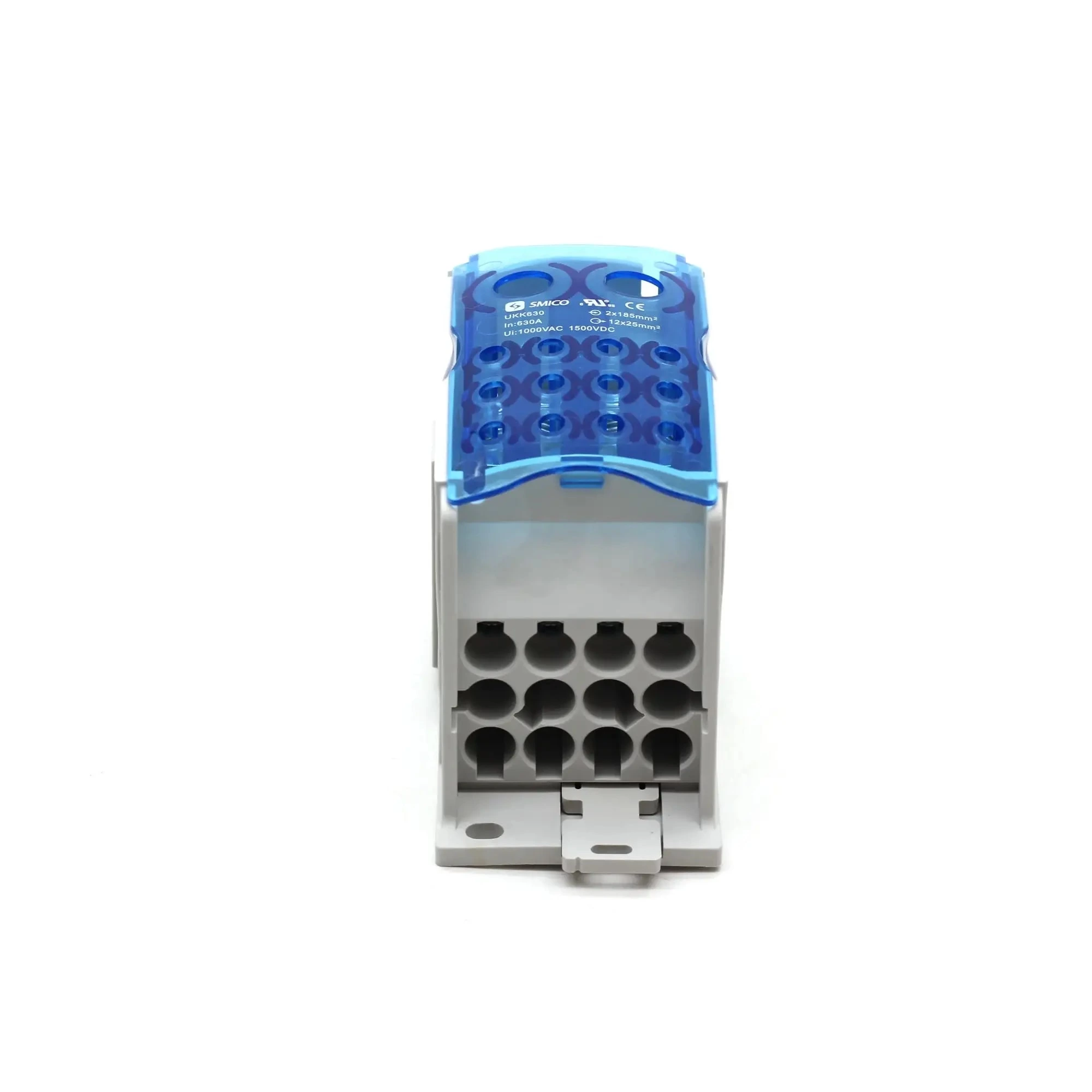 New Design Al Alloy Contact Ukk 630a High Current Din Rail Terminal Block