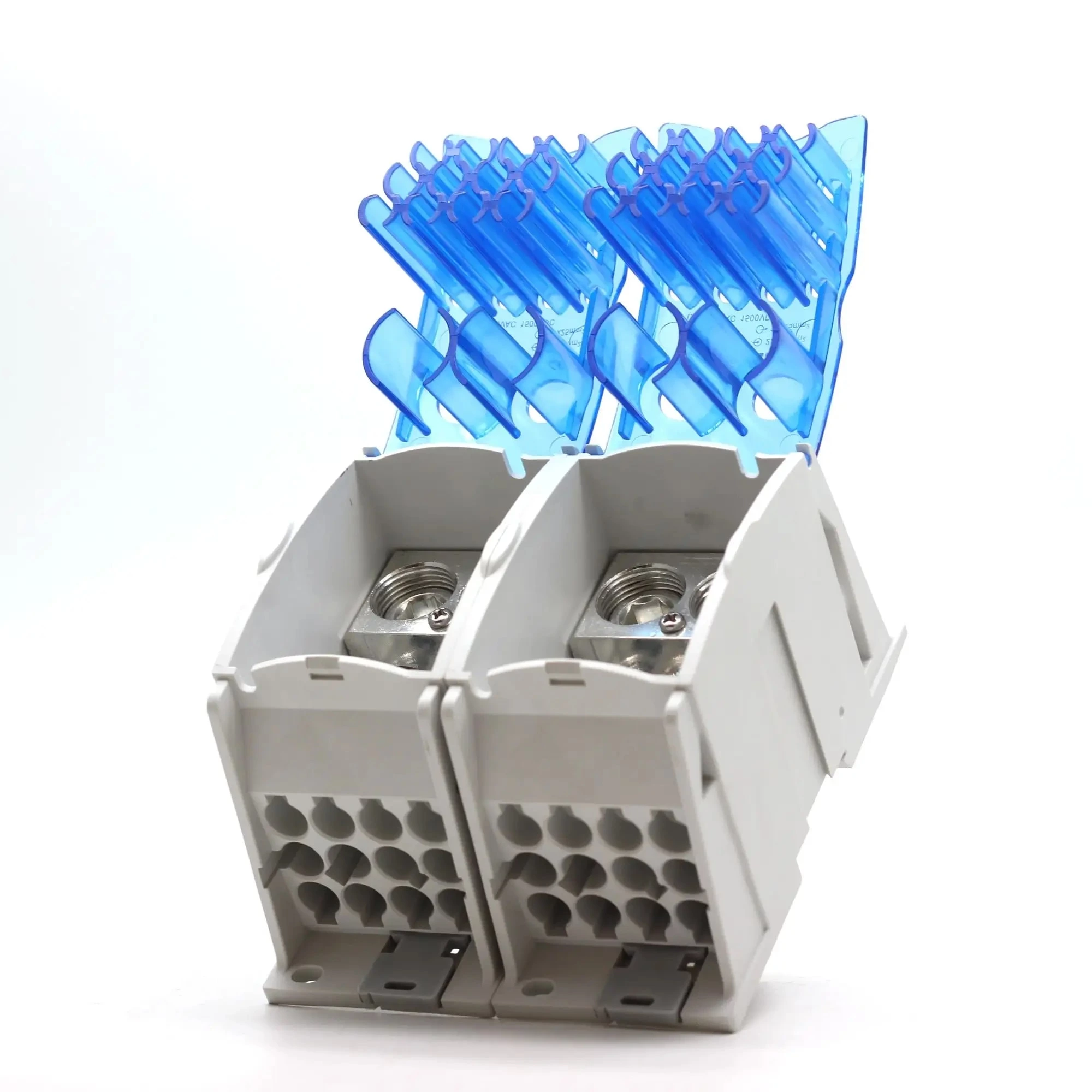 New Design Al Alloy Contact Ukk 630a High Current Din Rail Terminal Block