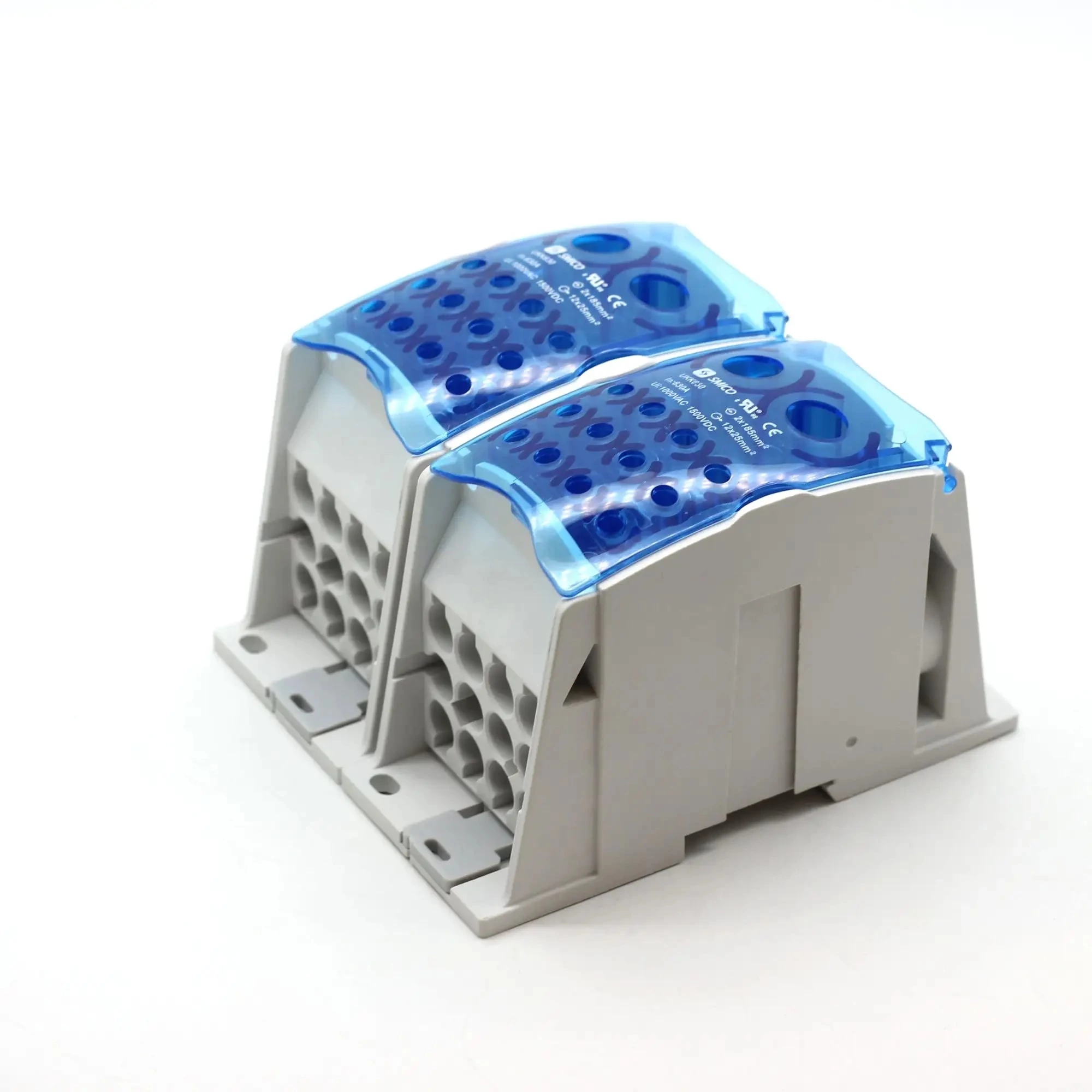 New Design Al Alloy Contact Ukk 630a High Current Din Rail Terminal Block