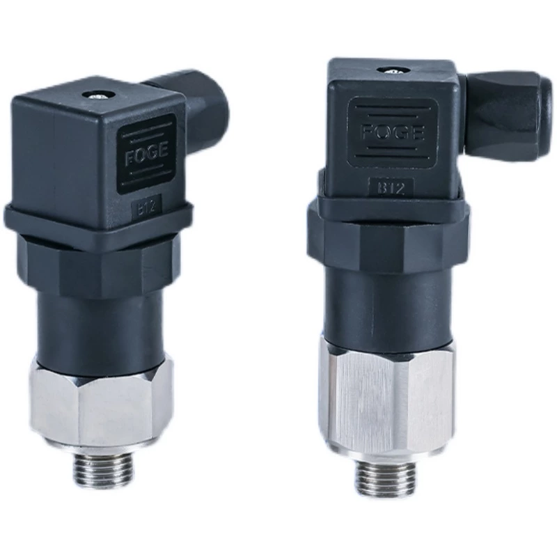 Mechanical pressure switch, adjustable QPMG, normally open and normally closed, high-pressure stainless steel piston diaphragm type for water, gas, oil, and hydraulic systems.
