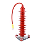 35kV outdoor high-voltage zinc oxide arrester HY5WZ-51/134Q, 35kV high-voltage lightning arrester with cable