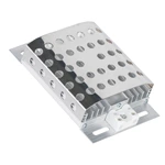 DJR (JRD) heater with protective cover, featuring a stainless steel mesh and an aluminum heating plate, suitable for distribution cabinets