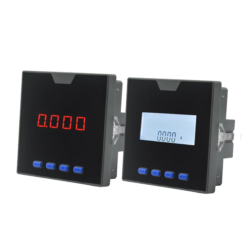 Digital single-phase AC/DC voltage, current, and power combination meter. LCD intelligent instrument with optional 485 communication, alarm, and transmitter functions.