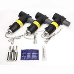 Cable plug HBLQ-17/45 10KV European rear-mounted surge arrester for use in distribution boxes, ring main units, and gas-filled cabinets.