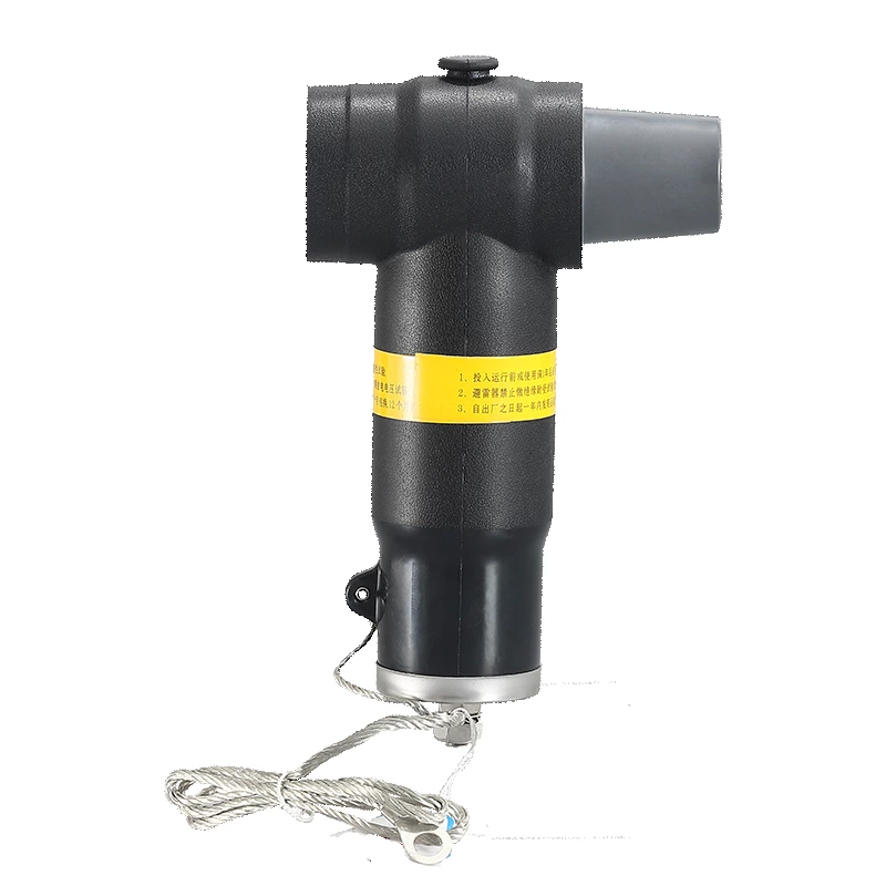 Cable plug HBLQ-17/45 10KV European rear-mounted surge arrester for use in distribution boxes, ring main units, and gas-filled cabinets.