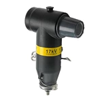 Cable plug HBLQ-17/45 10KV European rear-mounted surge arrester for use in distribution boxes, ring main units, and gas-filled cabinets.
