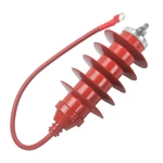 HY5WZ-17/45Q cable distribution type lightning arrester YH5WS-17/50Q zinc oxide lightning arrester 10-15KV