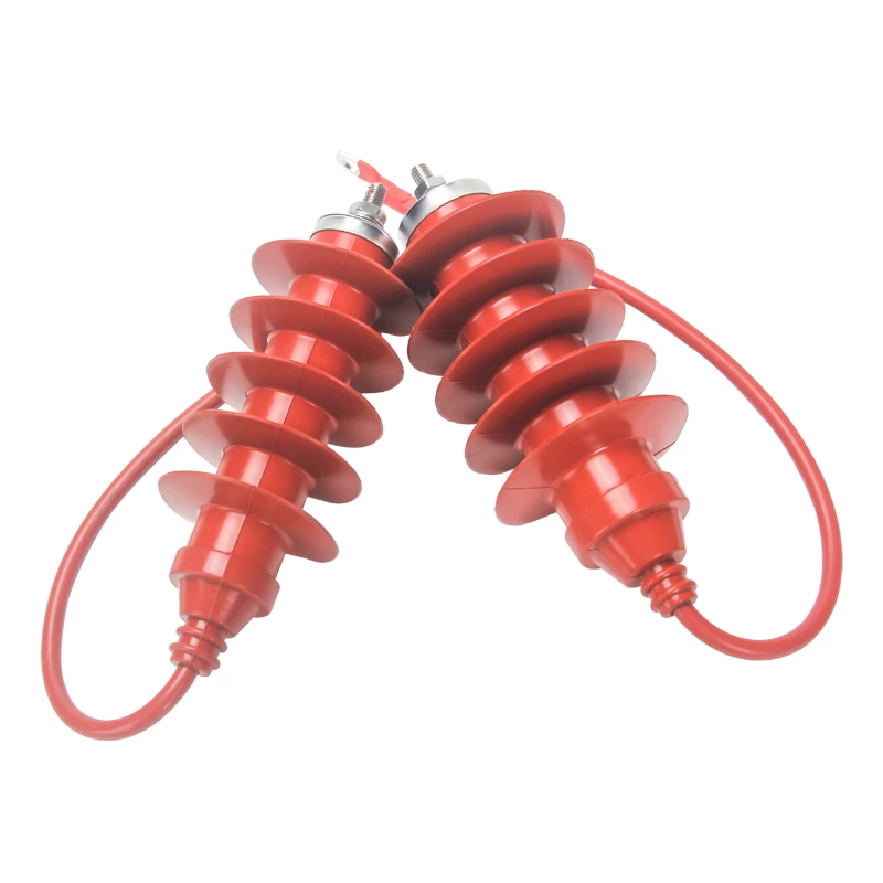 HY5WZ-17/45Q cable distribution type lightning arrester YH5WS-17/50Q zinc oxide lightning arrester 10-15KV