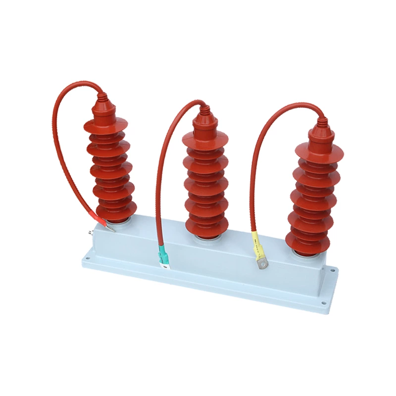 Three-column 35KV high-voltage three-phase combined overvoltage protector TBP-B-35KV combined arrester