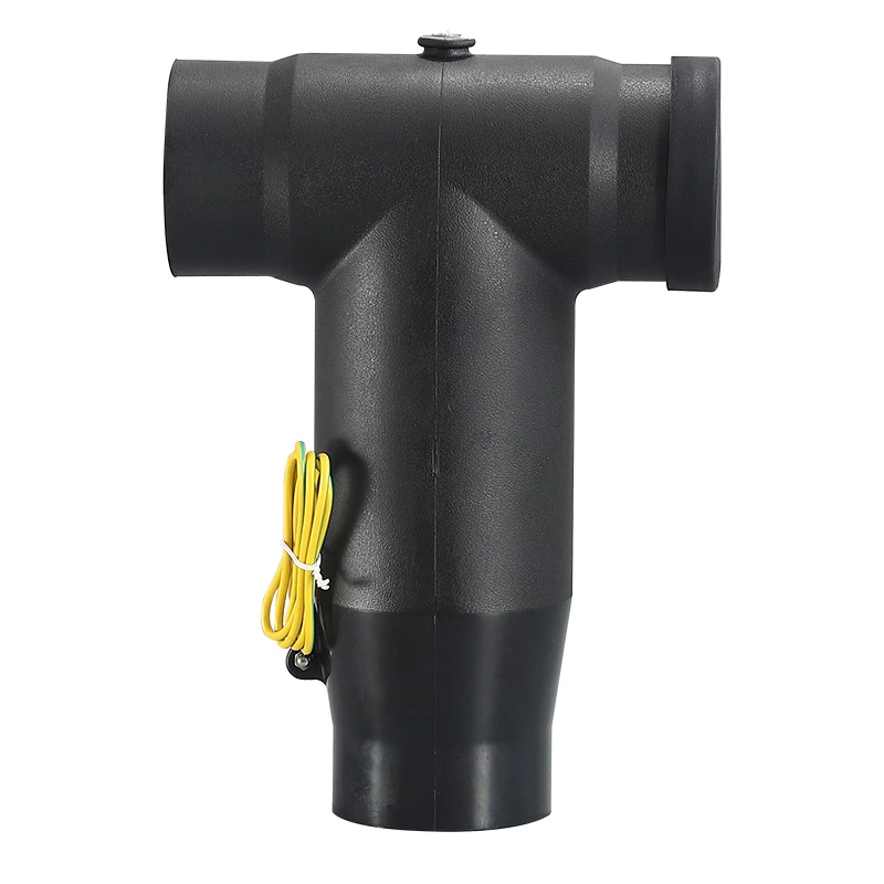 35KV European-style front plug-in connector high-voltage cable accessory extension type touchable 630A branch box T-junction elbow shielded front plug