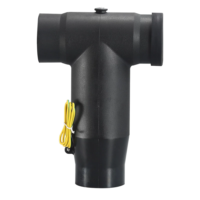 35KV European-style front plug-in connector high-voltage cable accessory extension type touchable 630A branch box T-junction elbow shielded front plug