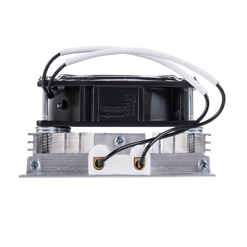 Aluminum alloy heater with fan, power range 25-200W, PTC temperature control cabinet, constant temperature dehumidification, moisture-proof, anti-condensation, 500W