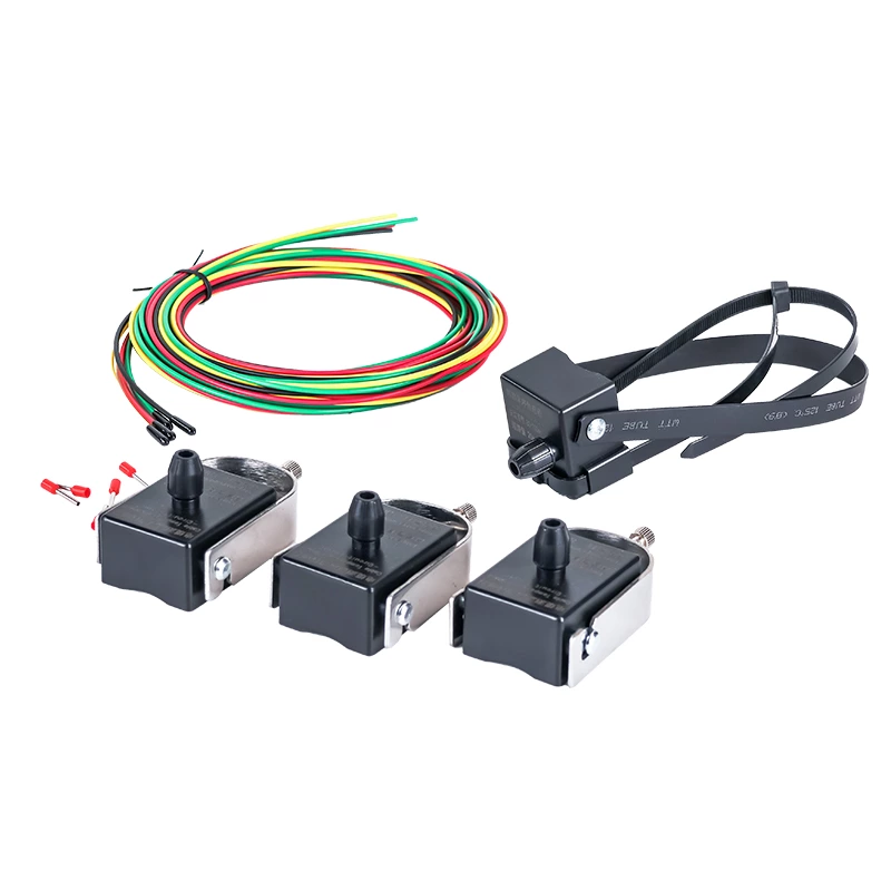 Partial discharge and temperature monitoring device for online fault indication, real-time temperature measurement, ring main unit, and distribution transformer partial discharge monitoring.