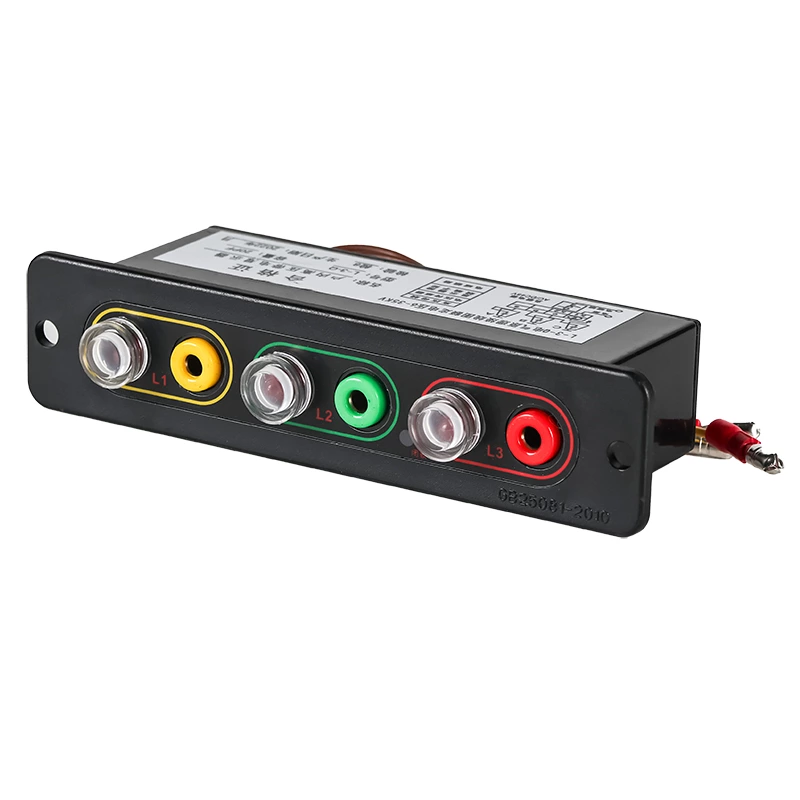 Indoor high-voltage live display indicator L-3-Q with phase checking hole, 106*26, with lock, indoor high-voltage live display device indicator for 6~35KV universal