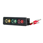 Indoor high-voltage live display indicator L-3-Q with phase checking hole, 106*26, with lock, indoor high-voltage live display device indicator for 6~35KV universal
