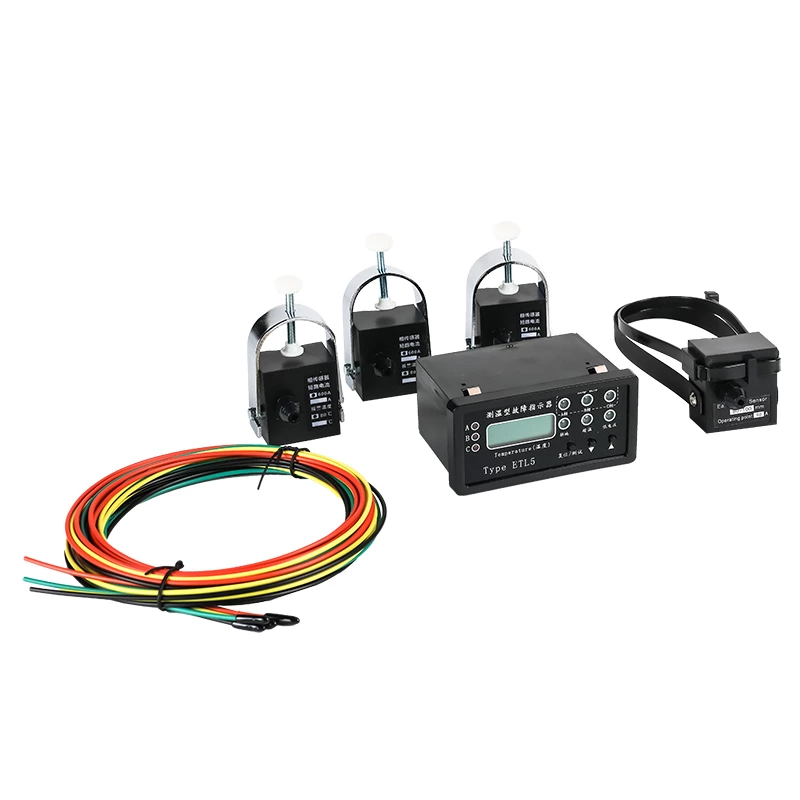 ETL-5 fiber optic temperature measurement fault indicator for 10kV high-voltage cable loop cabinet, used for ground short circuit detection.