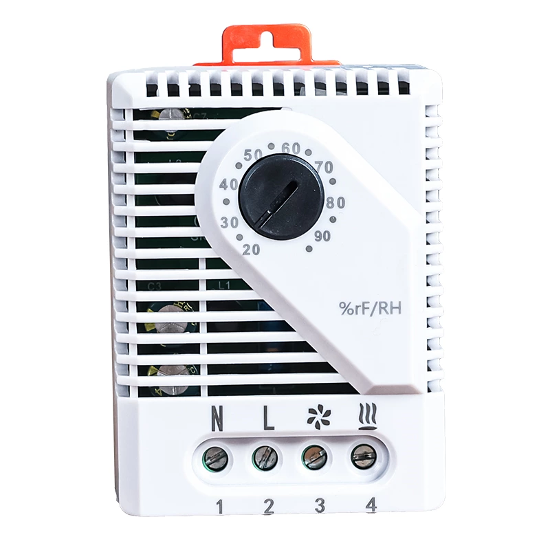 MFR012 mechanical humidity controller, rail-mounted cabinet temperature and humidity control switch, humidity adjustment
