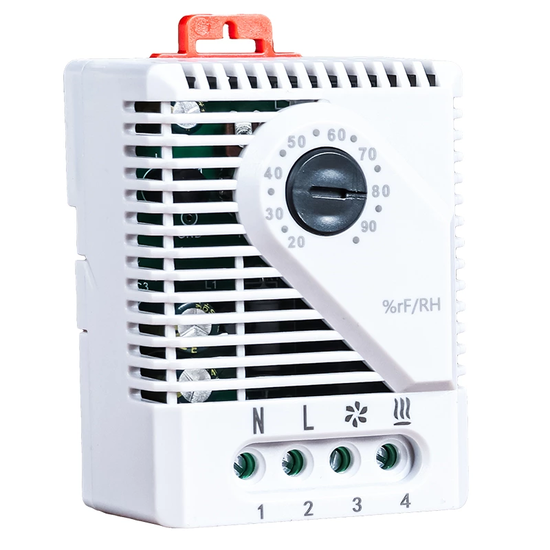MFR012 mechanical humidity controller, rail-mounted cabinet temperature and humidity control switch, humidity adjustment