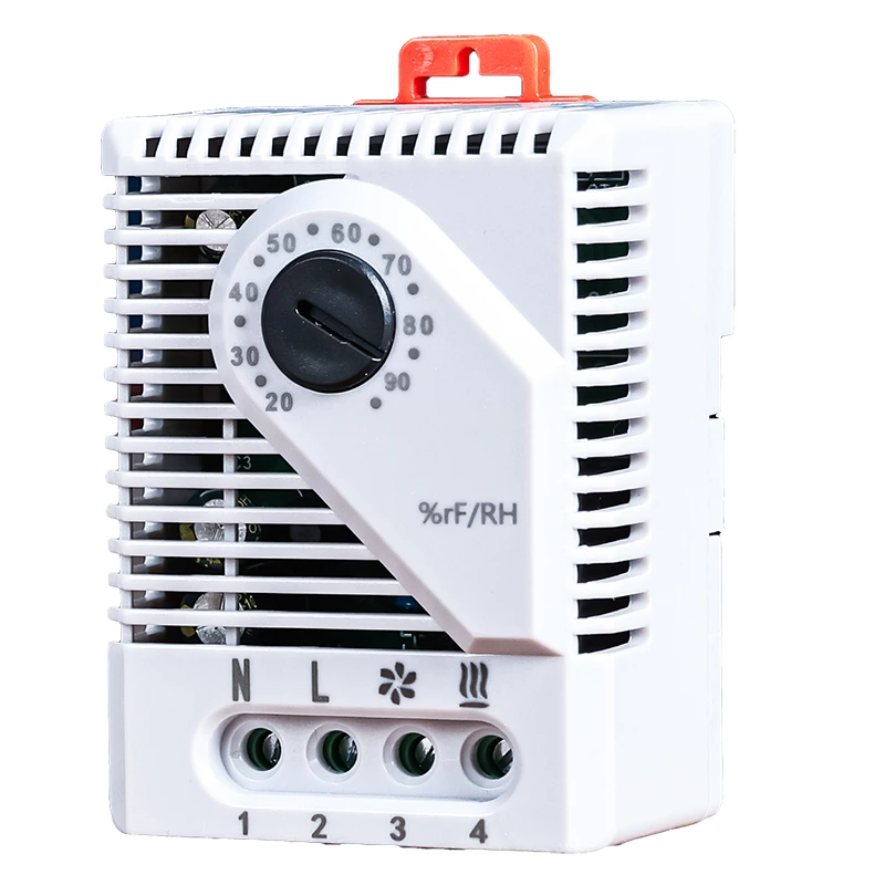 MFR012 mechanical humidity controller, rail-mounted cabinet temperature and humidity control switch, humidity adjustment