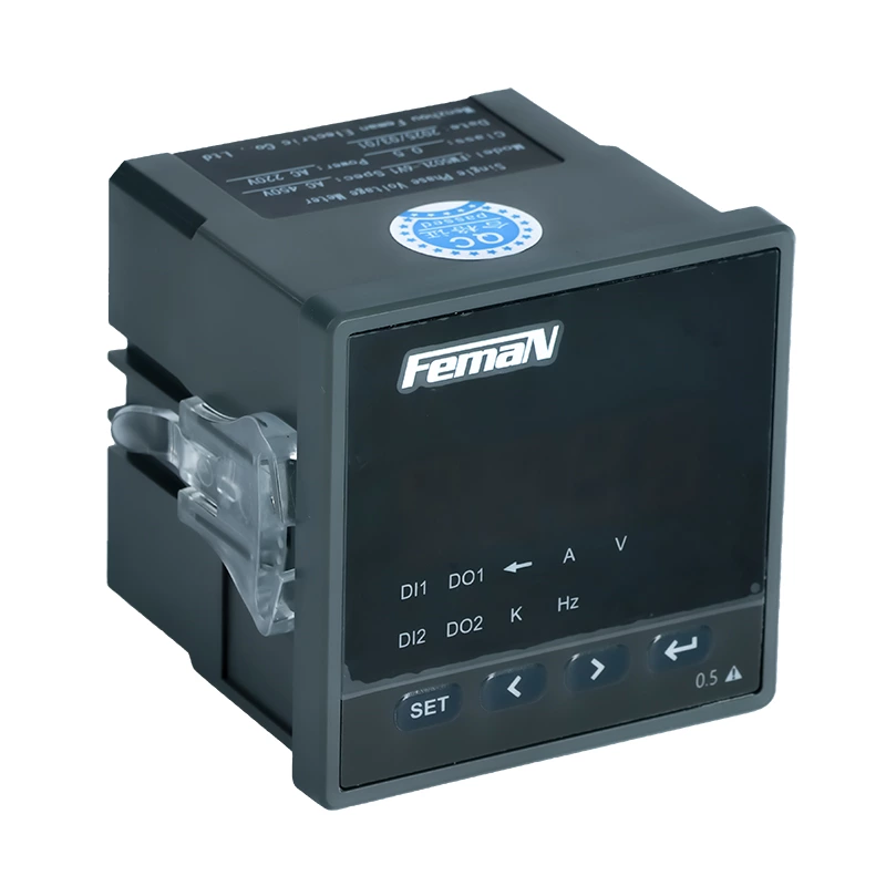 Three-phase multifunctional power meter with LCD digital display for power and frequency intelligent monitoring, 485 digital current and voltage meter