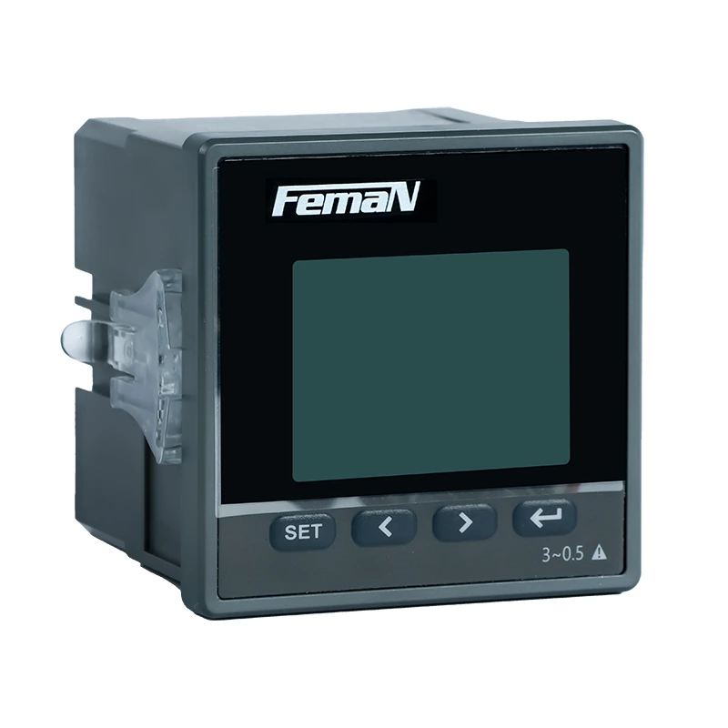 Three-phase multifunctional power meter with LCD digital display for power and frequency intelligent monitoring, 485 digital current and voltage meter