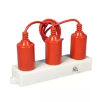 10KV combined overvoltage protector, high-voltage three-phase three column cabinet lightning arrester TBP-B-12.7F/131