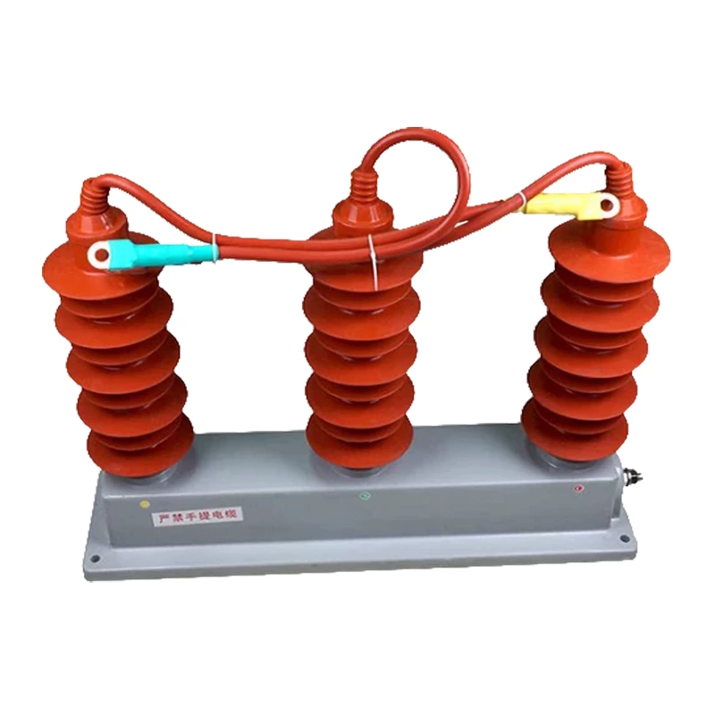 Three-column 35KV high-voltage three-phase combined overvoltage protector TBP-B-35KV combined arrester