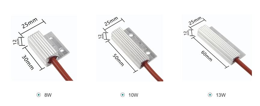 Small semiconductor heater RC016 PTC distribution cabinet constant temperature dehumidification moisture-proof dew prevention