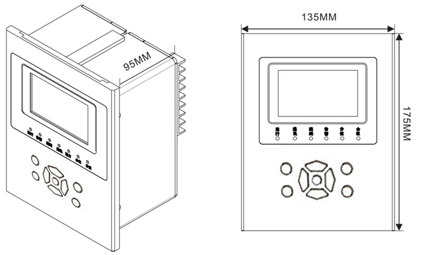 Microcomputer integrated protection and control device line protection bus tie auto-transfer voltage detection middle cabinet high-voltage cabinet 10kV