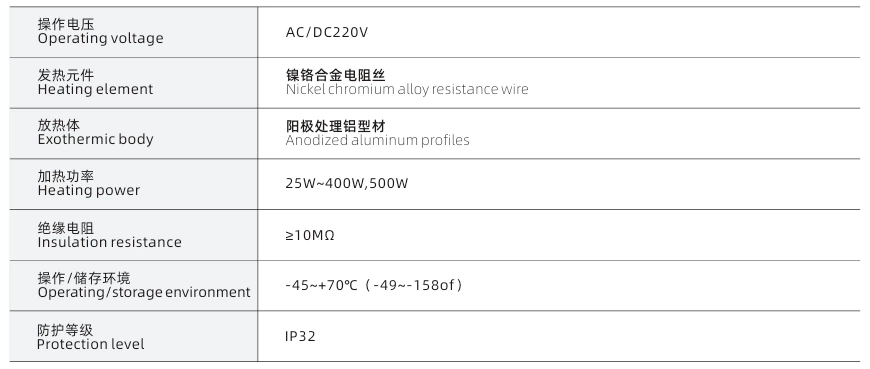 DJR aluminum alloy heater, 25-200W, distribution cabinet JRD heating plate, constant temperature dehumidification, anti-condensation, warming dehumidification, drying